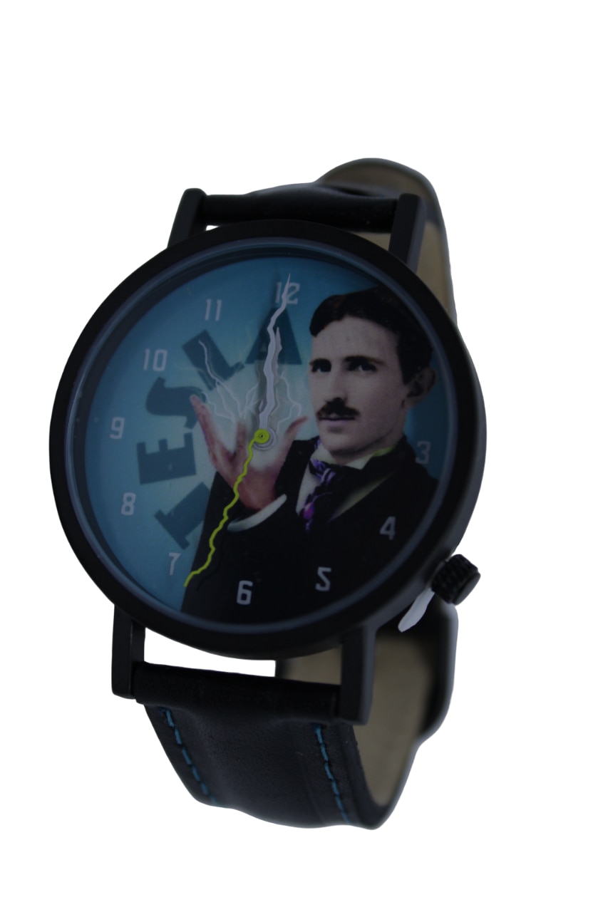 Reloj Análogo Philosophers Guild Nikola Tesla 38mm - Dando la Hora – Dando La Hora