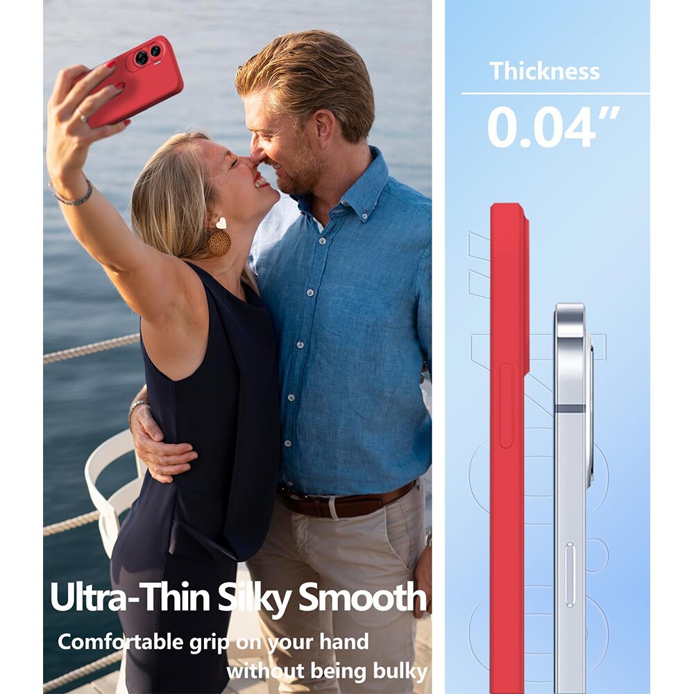 Husa Jelly Silicone Compatibil cu Honor 90 Lite, Interior de microfibra, Flexibila, Rosu
