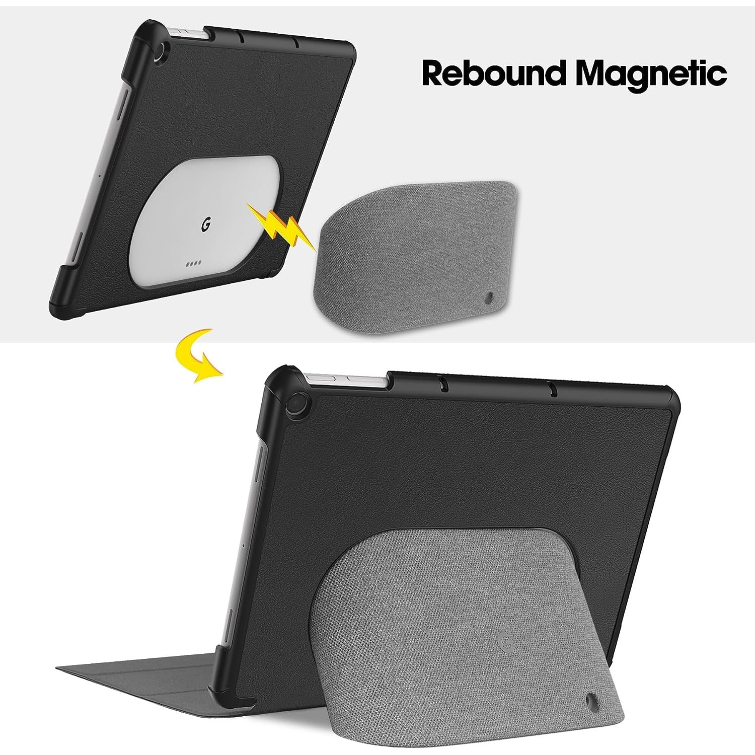 Husa Ultra Slim, Revomag, pentru Google Pixel Tablet (2023) 11" - Smart Cover