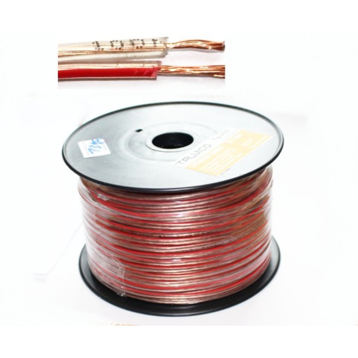 Hangszóró kábel 2x0,5 mm CCA (3m)