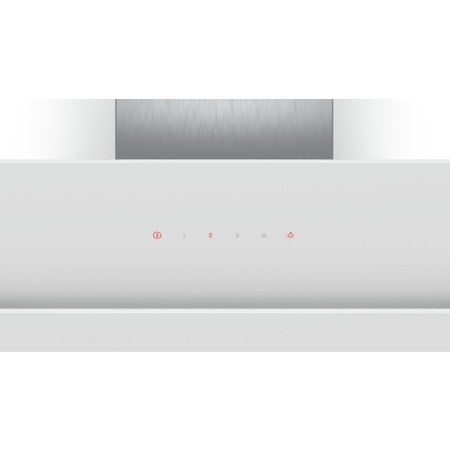 Hota incorporabila Bosch DWK67HM20, TouchControl, 3 trepte de putere, Putere de absorbtie 660 mc/h, 60 cm, Sticla alba