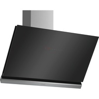 Hota incorporabila decorativa Bosch DWK98PR60, TouchControl, 3 trepte, Putere de absorbtie 840 mc/h, 90 cm, Sticla neagra
