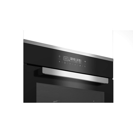 Cuptor incorporabil Beko BIMM25400XPS, Electric, Multifunctional, 12 functii, 71 l, Afisaj Led, 3 D cooking, Grill, Autocuratare pirolitica, Clasa A, Inox