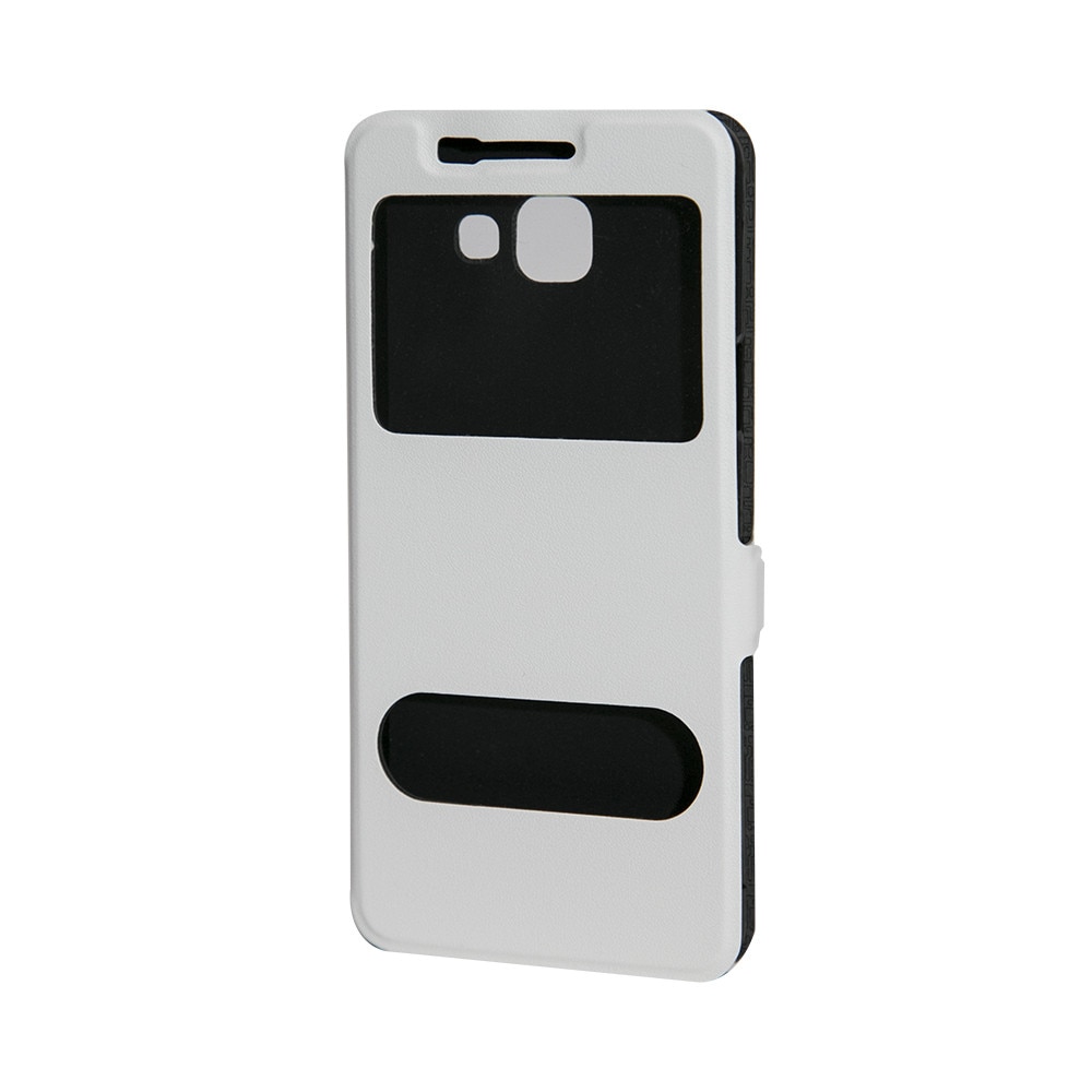 Husa Book Procell View pentru Samsung Galaxy A5 2016, Alb