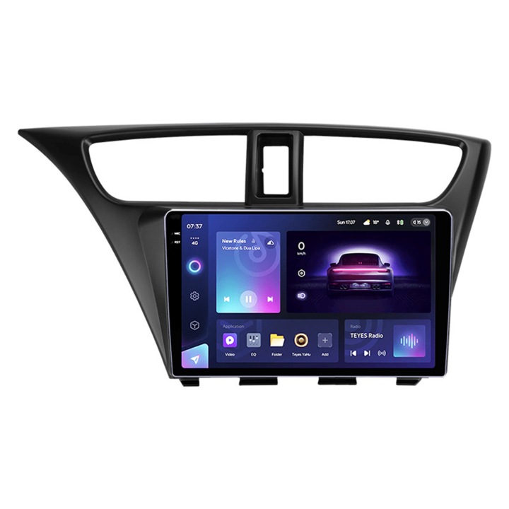Navigatie Auto Teyes CC3 2K Honda Civic 9 2012-2017 6+128GB 9.5" QLED Octa-core 2Ghz, Android 4G Bluetooth 5.1 DSP