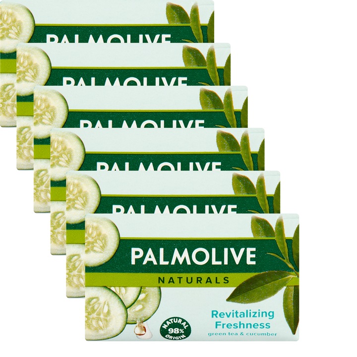 Сапун Palmolive Naturals Revitalizing Freshness Green Tea & Cucumber 6 x 90 g
