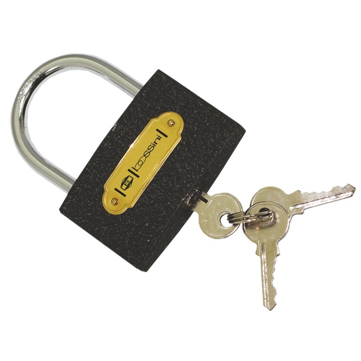 Черен катинар 75мм 6бр/кут