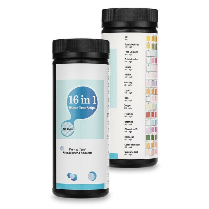 Ivóvíz tesztkészlet 16 az 1-ben, 100 db