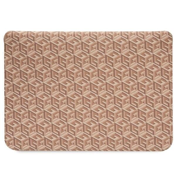 Husa Guess GCube Stripes compatibila cu laptop 14 inch Brown