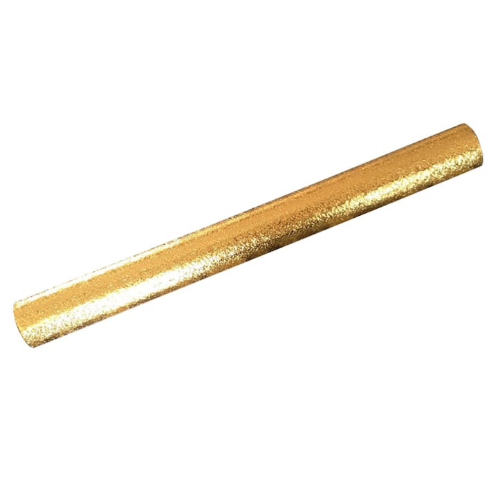 Folie de Protectie Pentru Bucatarie EDAR, Autocolanta, Autoadeziva, Rezistenta la Apa si Ulei, Design Modern, Finisaj In Relief, Auriu, 61 x 300 cm