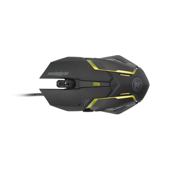 Мишка за игри, Snakebyte, 2400 DPI, черно/жълто