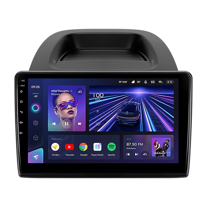 Automatikus navigációs Teyes CC3 360° Ford EcoSport 2017-2023 6+128GB 10.2" QLED nyolcmagos 1.8GHz, Android 4G Bluetooth 5.1 DSP