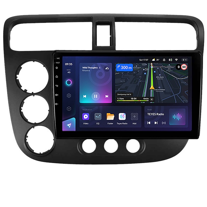 Navigatie Auto Teyes CC3L WiFi Honda Civic 7 2001-2005 2+32GB 9" IPS Quad-core 1.3Ghz, Android Bluetooth 5.1 DSP
