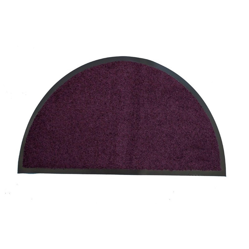 Covor semicircular WASH&CLEAN, 45*78 cm, culoare violet