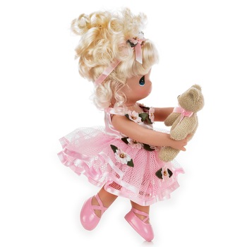 Papusa decor, Danseaza cu mine - blonda, 23 cm - Precious Moments Papusa decor, Danseaza cu mine - blonda, 23 cm - Precious Moments