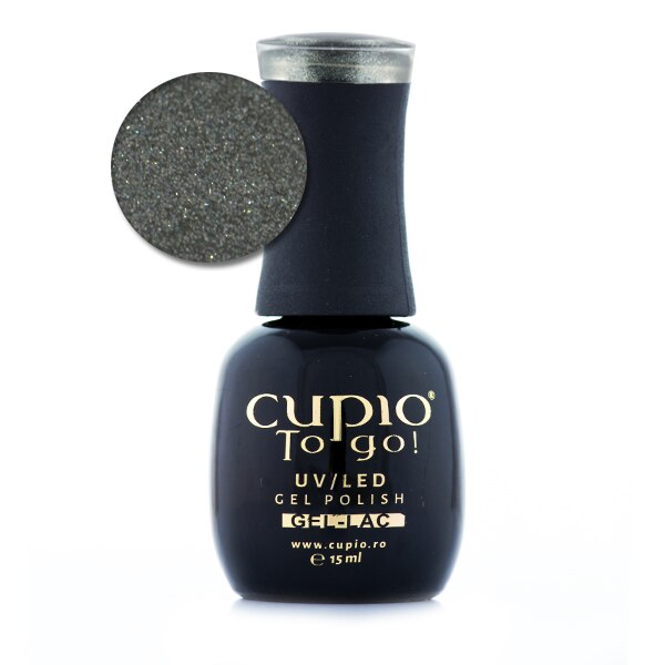 Oja semipermanenta Cupio To Go! Metallic Grey 15ml