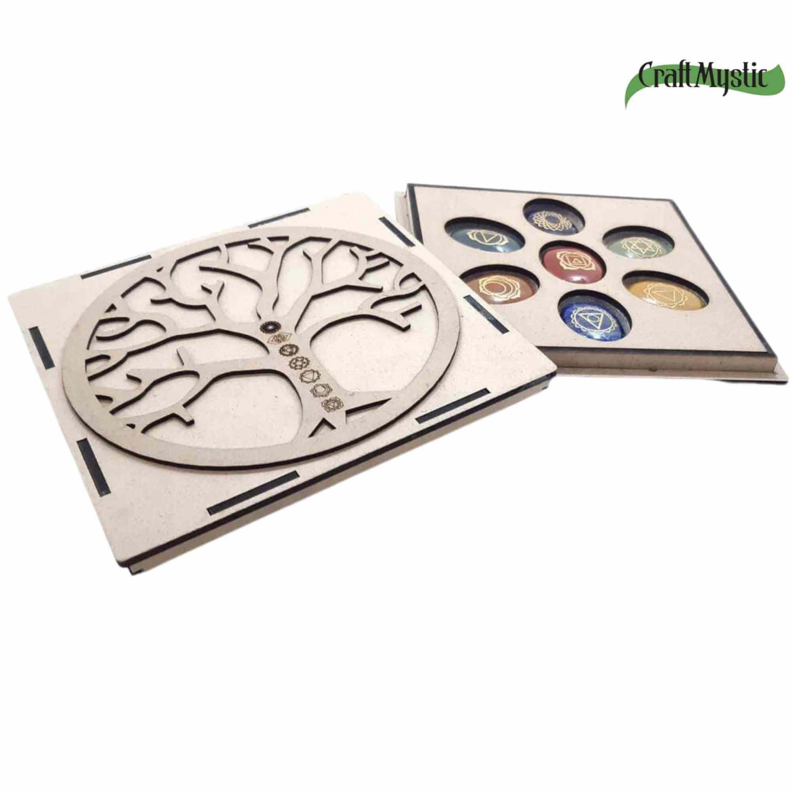 7 Pezzi Di Pietre Chakra, Curativo Naturale Con - Foto 6