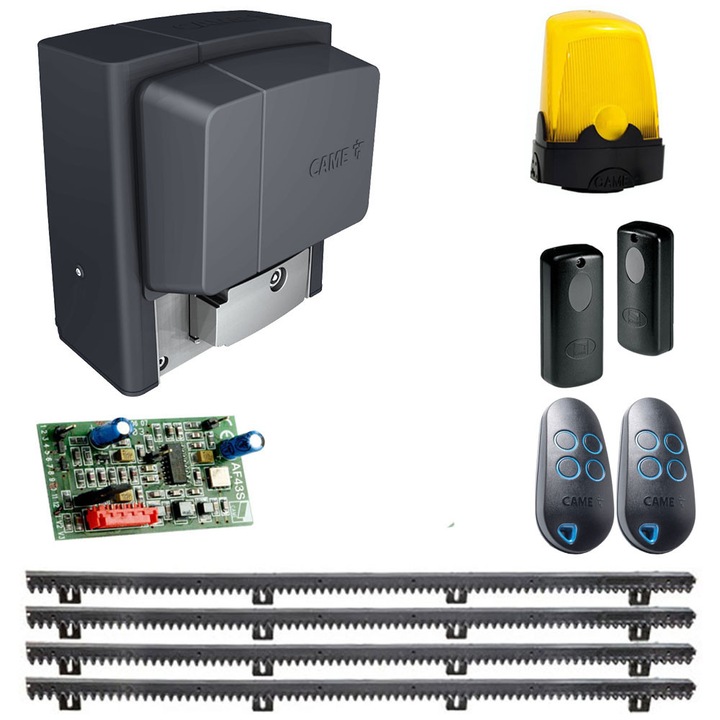 Kit automatizare poarta culisanta CAME BX704AGS, 230V, pentru porti pana la 400 kg – 001U2565ML