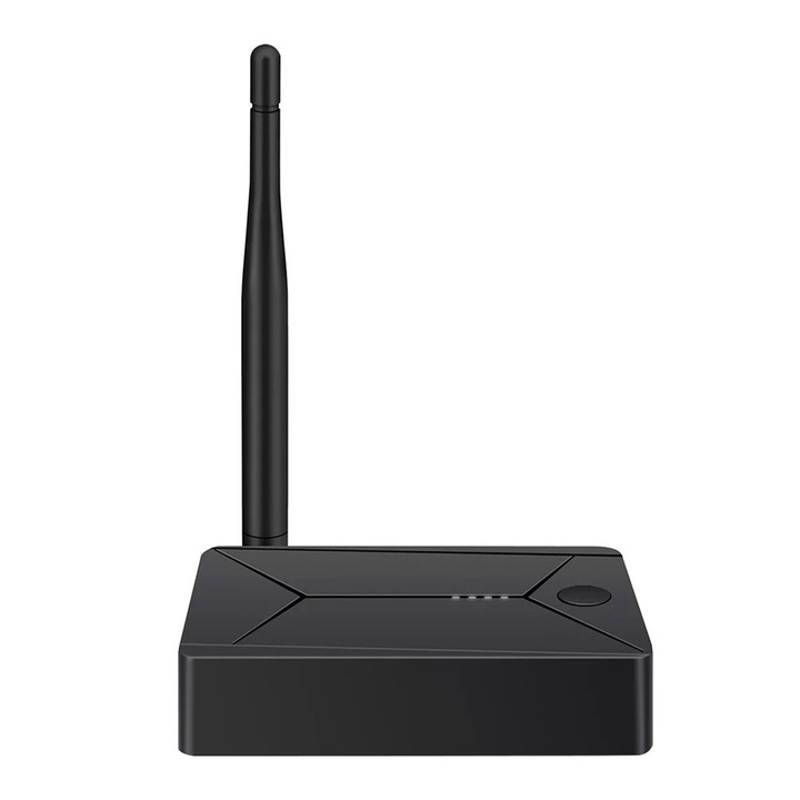 Digitális-analóg audio konverter Techstar® OT14, kompatibilis Bluetooth 5.0, DC 5V, AUX 3,5 mm, optikai audio kábel, RCA, fekete