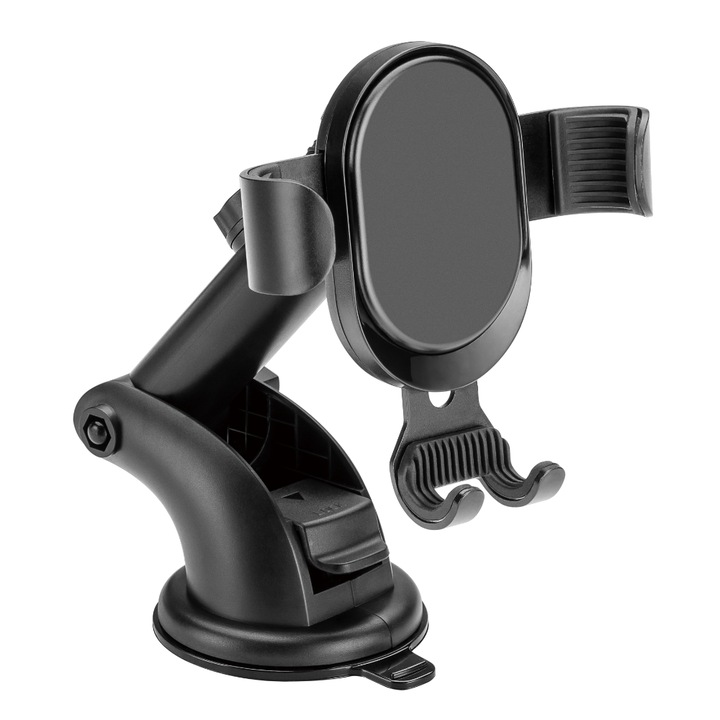 Suport auto pentru telefon, 4.7''-6.4'', Negru