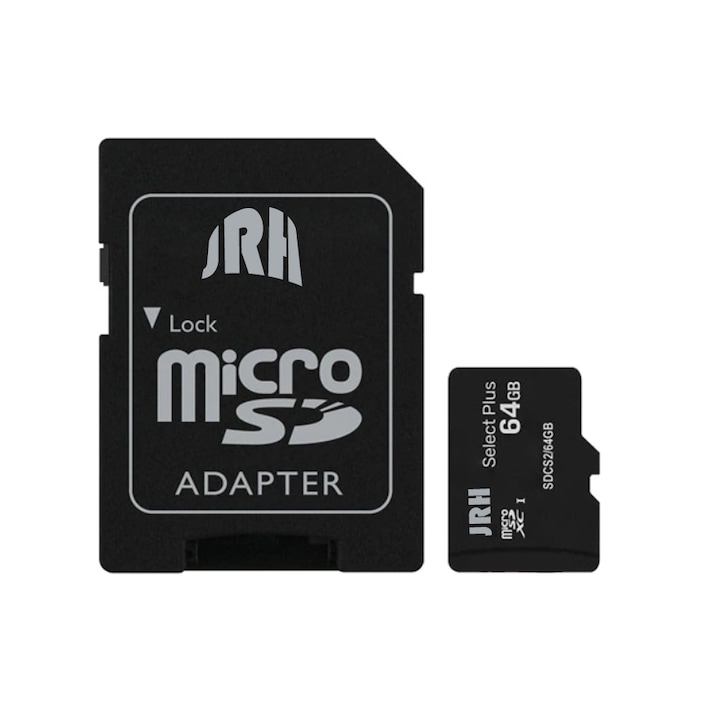 MicroSD карта памет JRH Canvas Select Plus, 32GB, 100MB/s, с адаптер