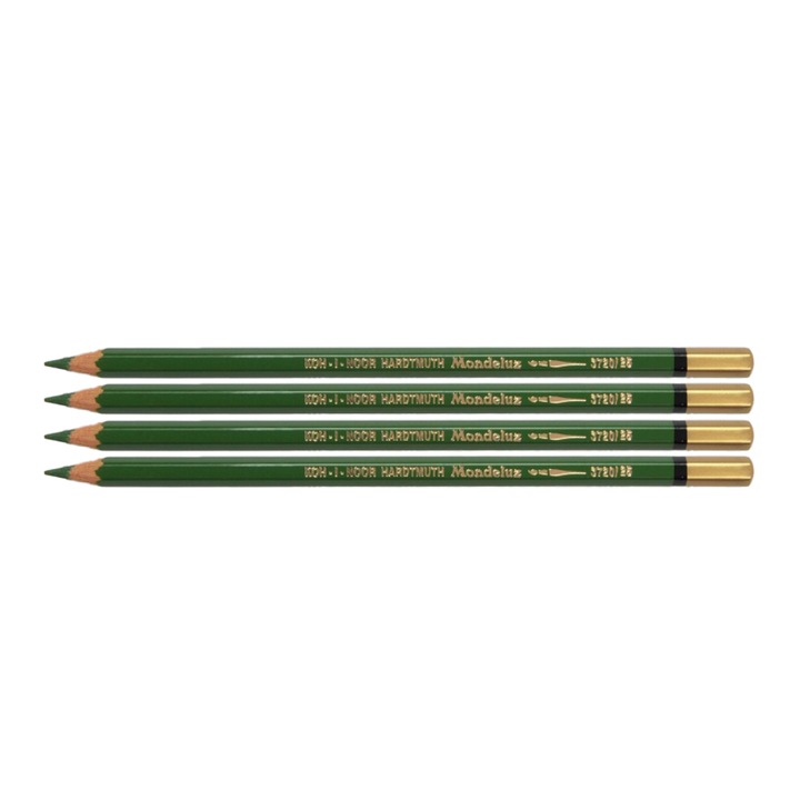 Set 4 x Creion Colorat Aquarell, Individual, Verde Inchis