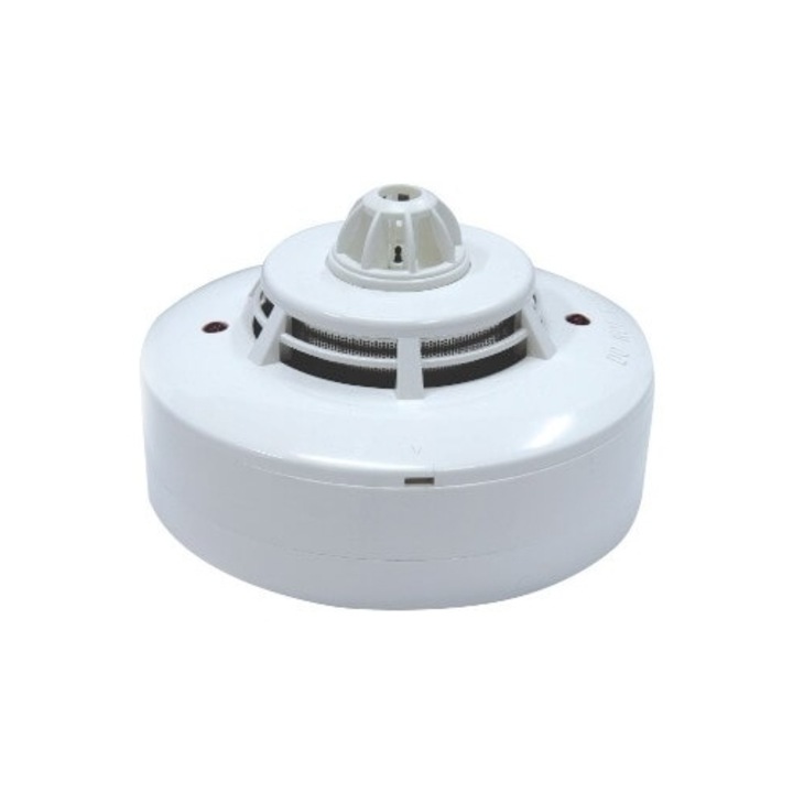 Detector analogic conventional de fum, crestere de temperatura, si alarma la temperatura fixa, NB326-SH-2