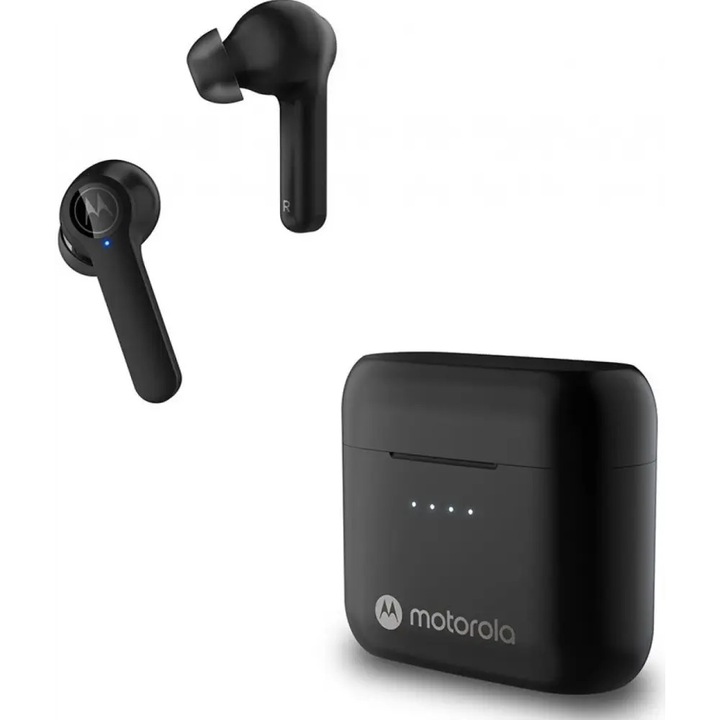 Casti Bluetooth Stereo Motorola MOTO BUDS-S ANC, True Wireless Earbuds, Black