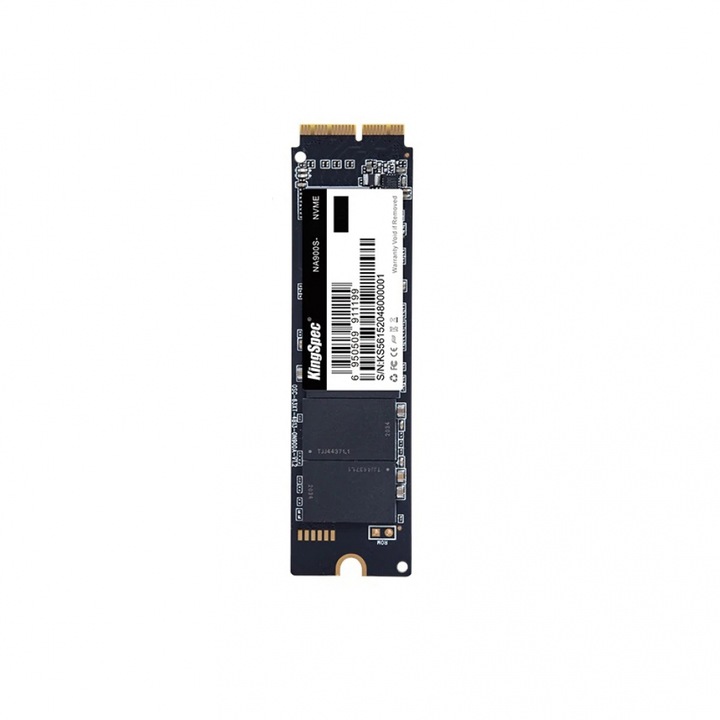 Solid State Drive (SSD) KingSpec PCIe 3.0 NA900S-256, 256Gb, NVMe, M.2 Macbook