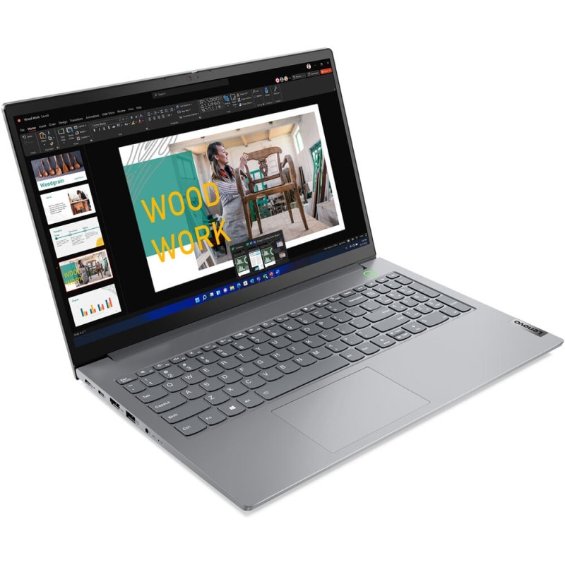 Laptop Lenovo ThinkBook 15 G4 IAP cu procesor Intel® Core™ i5-1235U pana la 4.40 GHz, 10 nuclee, 15.6", Full HD, IPS, 16GB DDR4, SSD 1TB NVME, Intel UHD Graphics, No Os, Mineral Grey