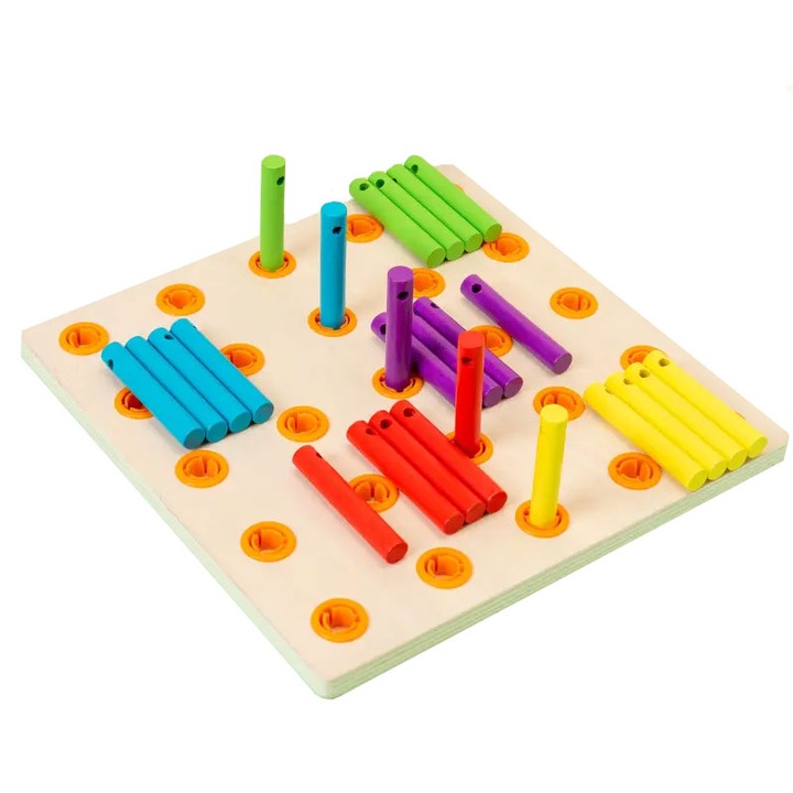 Joc interactiv Montessori, pentru motricitate si indemanare, SARA-SHOP®