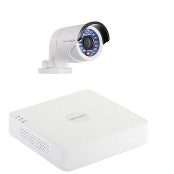 Kit supraveghere video Hikvision 1 camera Hibrid 4 in 1, 1MP Kit supraveghere video Hikvision 1 camera Hibrid 4 in 1, 1MP
