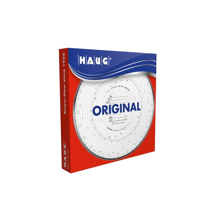 Diagrame pentru tahografe analogice Kienzle, Veeder Root si Actia, marca Haug 125 km/h, produse in Germania, 100 buc