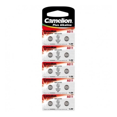 Baterii Alcaline Camelion AG11, blister de 10 buc,