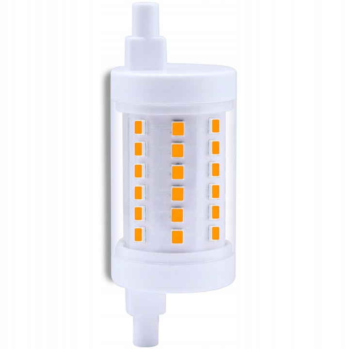 LED крушка, Kobi, R7S, 8W, 900lm, Неутрална, J78mm, 230V, 4000K, Бяла