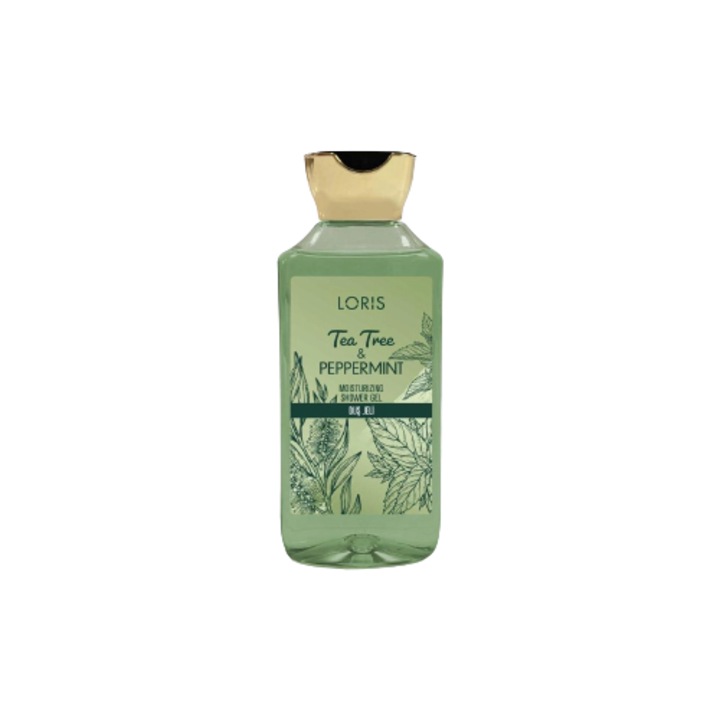 Gel de dus, Loris, Tea Tree & Peppermint, unisex, 295 ml