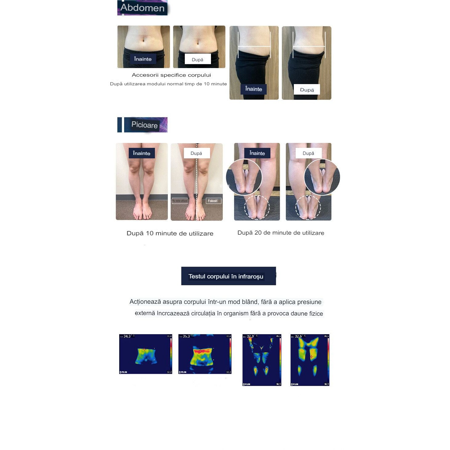 Уред за масаж на лице, SWISSPN, лазерна терапия с електрически гребен ...