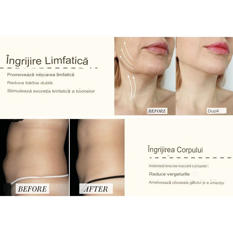 Уред за масаж на лице, SWISSPN, лазерна терапия с електрически гребен ...