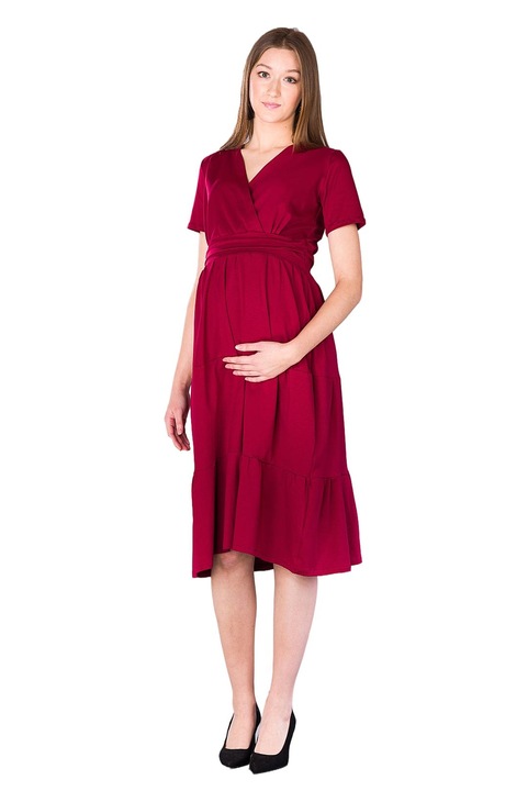 Дамска рокля, Bebefield, Памук, Червена11, Червен, 42