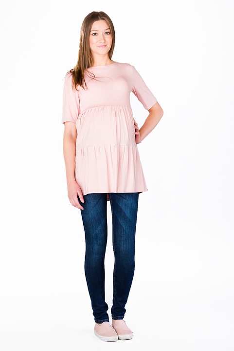 Дамска рокля, Bebefield, Памук, Розова55, Розово