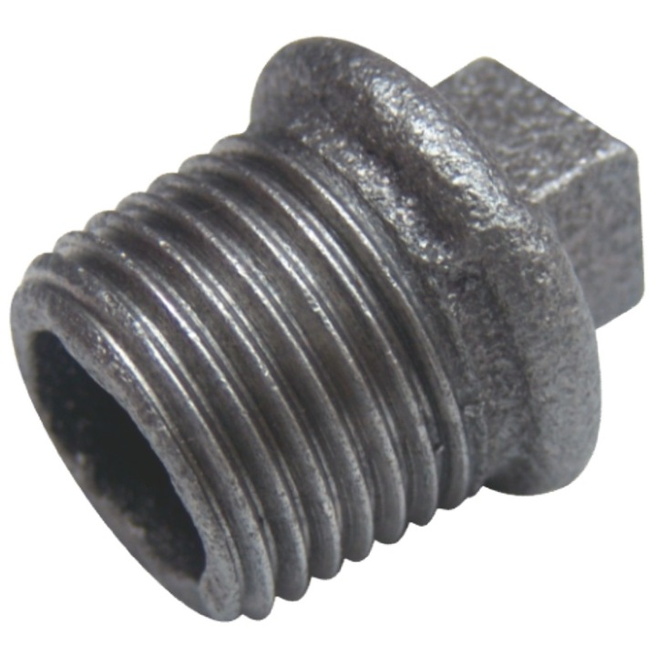 Dop negru pentru gaze, filet exterior, 1"1/4