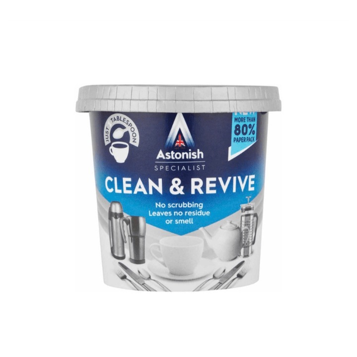 Agent de curatat si lustruit vase, Astonish, 350 g