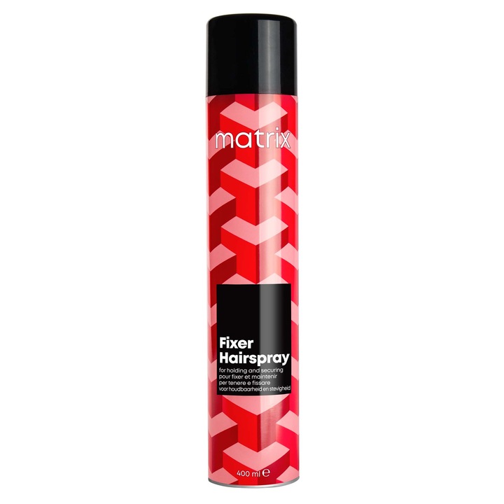 Fixativ profesional cu fixare flexibila si finisare uscata Matrix Fixer Hairspray, 400 ml