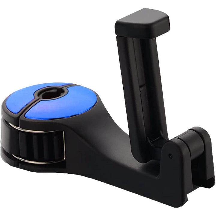 Többfunkciós horog táskák, ruhák, telefonok autóba akasztásához, YDM, kék