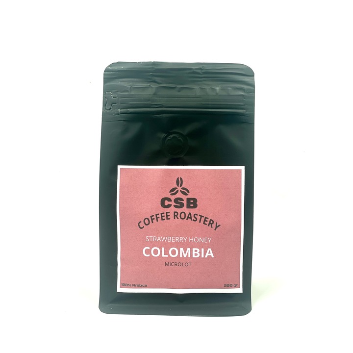 Специално кафе на зърна, CSB Coffee Roastery, STRAWBERRY Honey Columbia, 200 гр