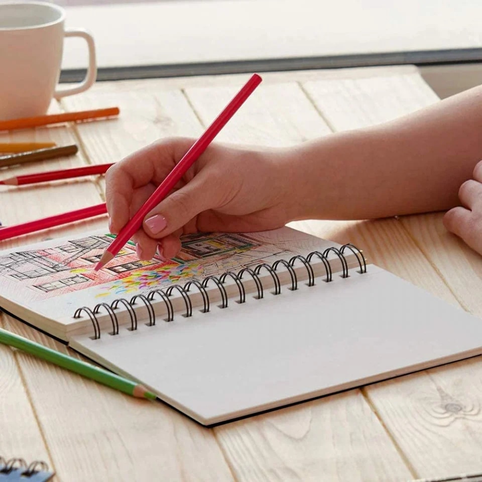 Set de 2 sketchbookuri pentru schite Tavolozza, hartie, alb/negru, 21