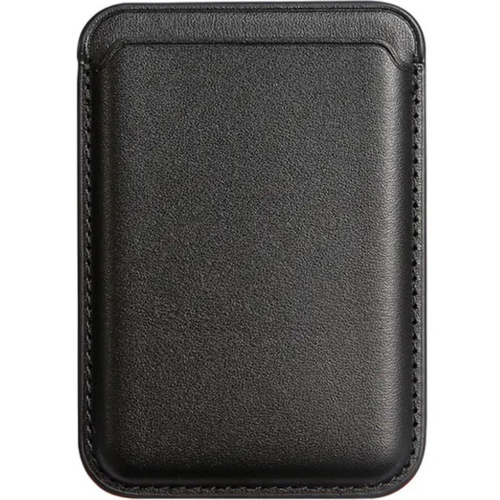 ZAFIT® Card Wallet tok Magsafe-el, kompatibilis az Apple iPhone 15/14/13/12/11/Pro/Pro Max/Mini telefonnal, fekete