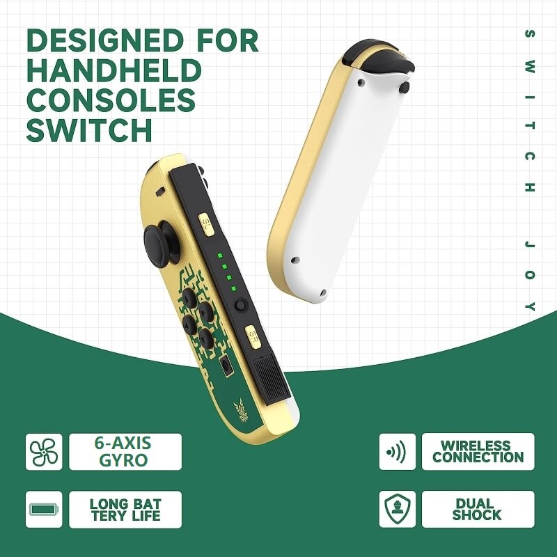 Геймпад за Nintendo Switch, 2 части, многоцветен - eMAG.bg