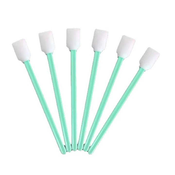 Set 100 bete de curatare cu spuma, Sunmostar, Verde