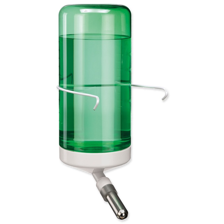 Rágcsáló itató, Ferplast, műanyag, zöld, 11 cm, 75 ml